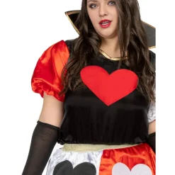 Funidelia Disfraces|Halloween*Disfraz de Reina de corazones para mujer XXL