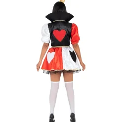 Funidelia Disfraces|Halloween*Disfraz de Reina de corazones para mujer L