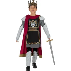 Funidelia Disfraces|Halloween*Disfraz de rey Arturo Deluxe para niño 3-4 años