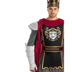 Funidelia Disfraces|Halloween*Disfraz de rey Arturo Deluxe para hombre XL