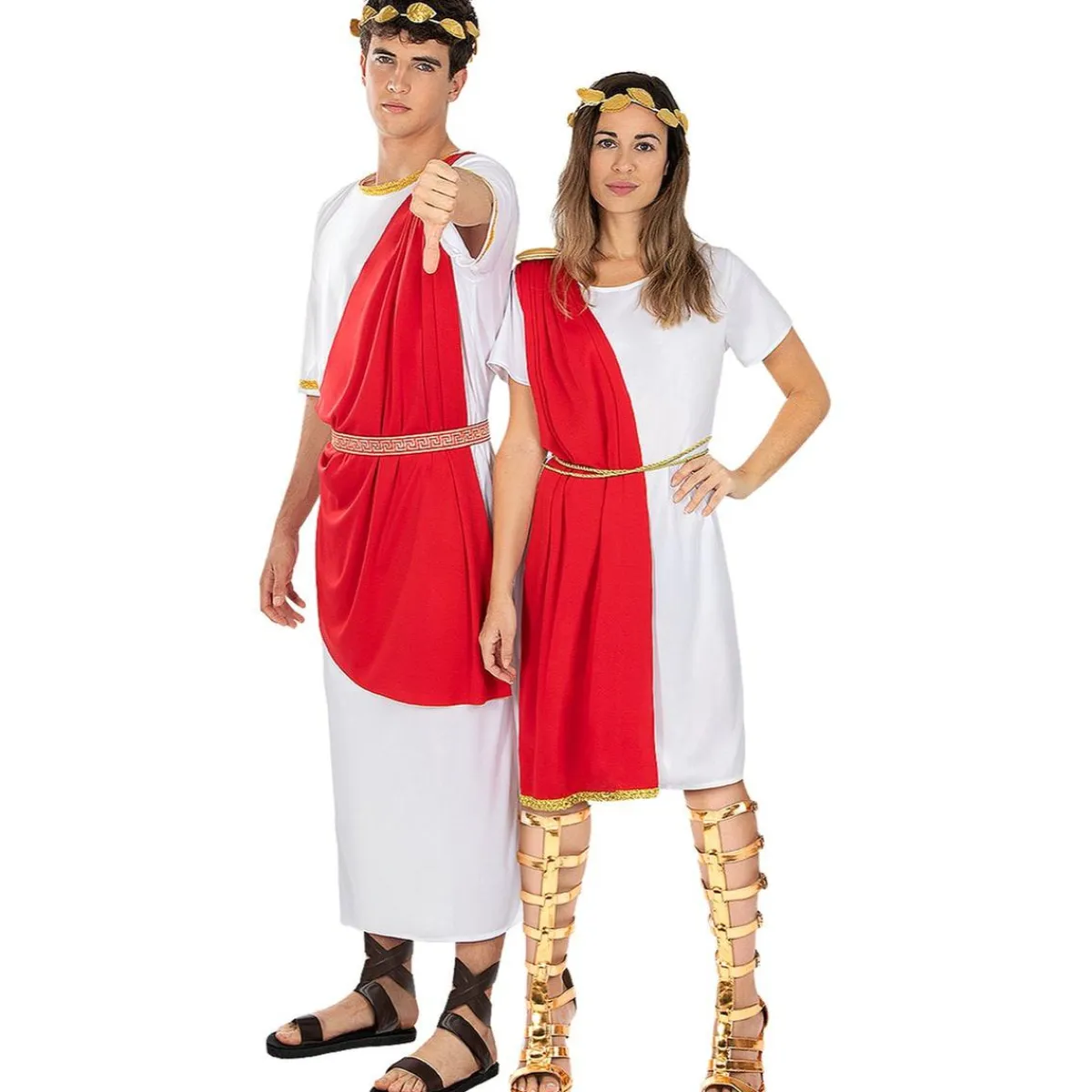 Funidelia Halloween|Disfraces*Disfraz de romana para mujer S-M