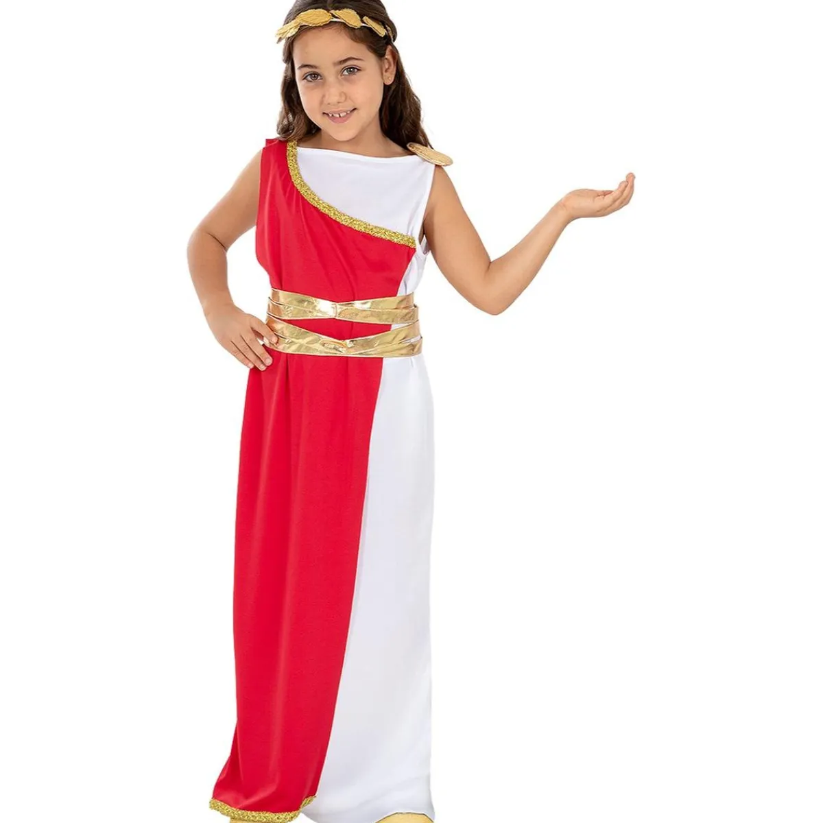 Funidelia Halloween|Disfraces*Disfraz de romana para niña 7-9 años