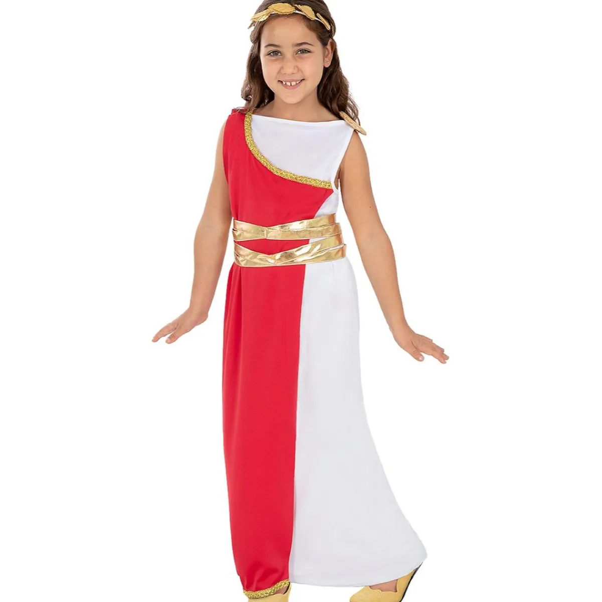 Funidelia Halloween|Disfraces*Disfraz de romana para niña 7-9 años