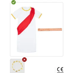 Funidelia Disfraces|Halloween*Disfraz de romano para niño 10-12 años