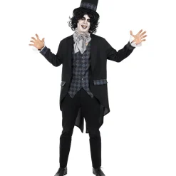 Funidelia Disfraces|Halloween*Disfraz de Sombrerero oscuro para hombre L