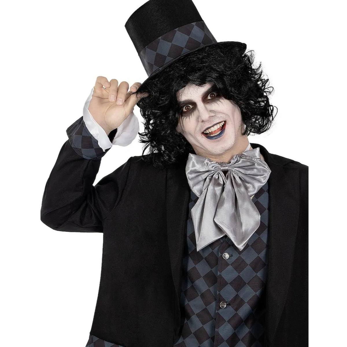 Funidelia Disfraces|Halloween*Disfraz de Sombrerero oscuro para hombre M