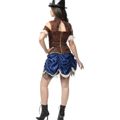 Funidelia Halloween|Disfraces*Disfraz de Steampunk corto para mujer M