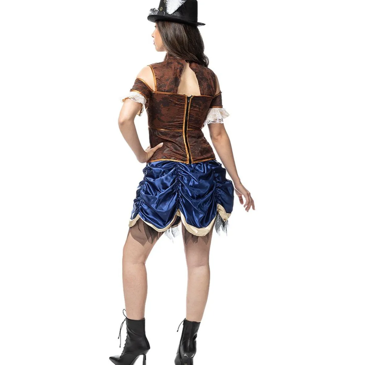 Funidelia Disfraces|Halloween*Disfraz de Steampunk corto para mujer XXL