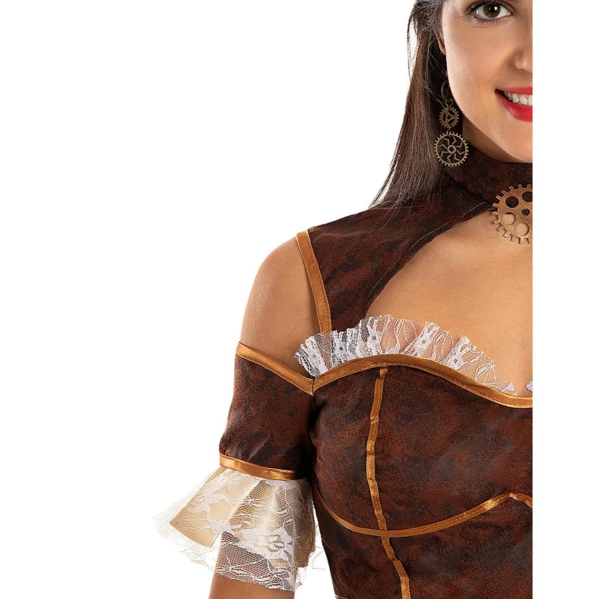 Funidelia Disfraces|Halloween*Disfraz de Steampunk corto para mujer XXL