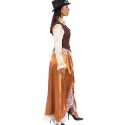 Funidelia Disfraces|Halloween*Disfraz de Steampunk largo para mujer XXL