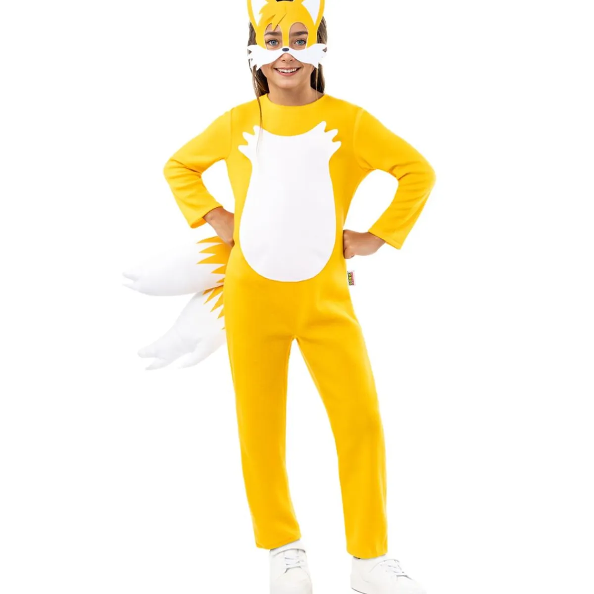 Funidelia Disfraces|Halloween*Disfraz de Tails Sonic niño 5-6 años