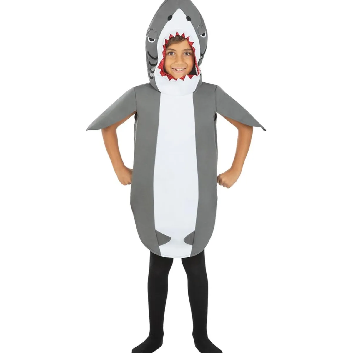 Funidelia Disfraces|Halloween*Disfraz de tiburón niños 7-9 años