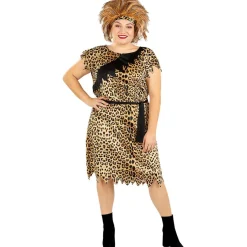 Funidelia Disfraces|Halloween*Disfraz de troglodita para mujer S