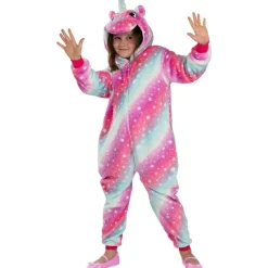 Funidelia Halloween|Disfraces*Disfraz de unicornio multicolor onesie para niños 3-4 años