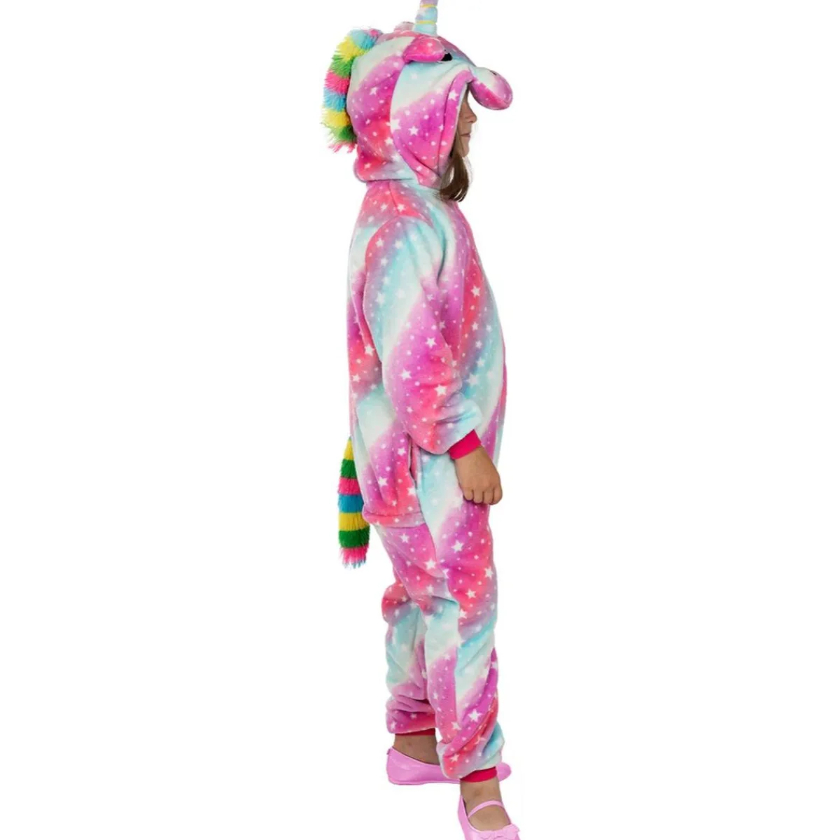 Funidelia Halloween|Disfraces*Disfraz de unicornio multicolor onesie para niños 3-4 años