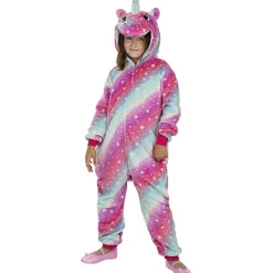 Funidelia Halloween|Disfraces*Disfraz de unicornio multicolor onesie para niños 10-12 años
