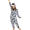 Funidelia Disfraces|Halloween*Disfraz de vaca onesie para adulto S-M