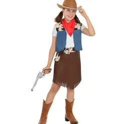 Funidelia Disfraces|Halloween*Disfraz de vaquera para niña 5-6 años