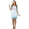 Funidelia Disfraces|Halloween*Disfraz enfermera para mujer L-XL