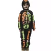 RUBIE'S Disfraces|Halloween*Disfraz Esqueleto Chuches Brillantes Talla M (5-7 años)
