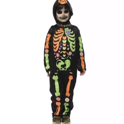 RUBIE'S Disfraces|Halloween*Disfraz Esqueleto Chuches Brillantes Talla M (5-7 años)