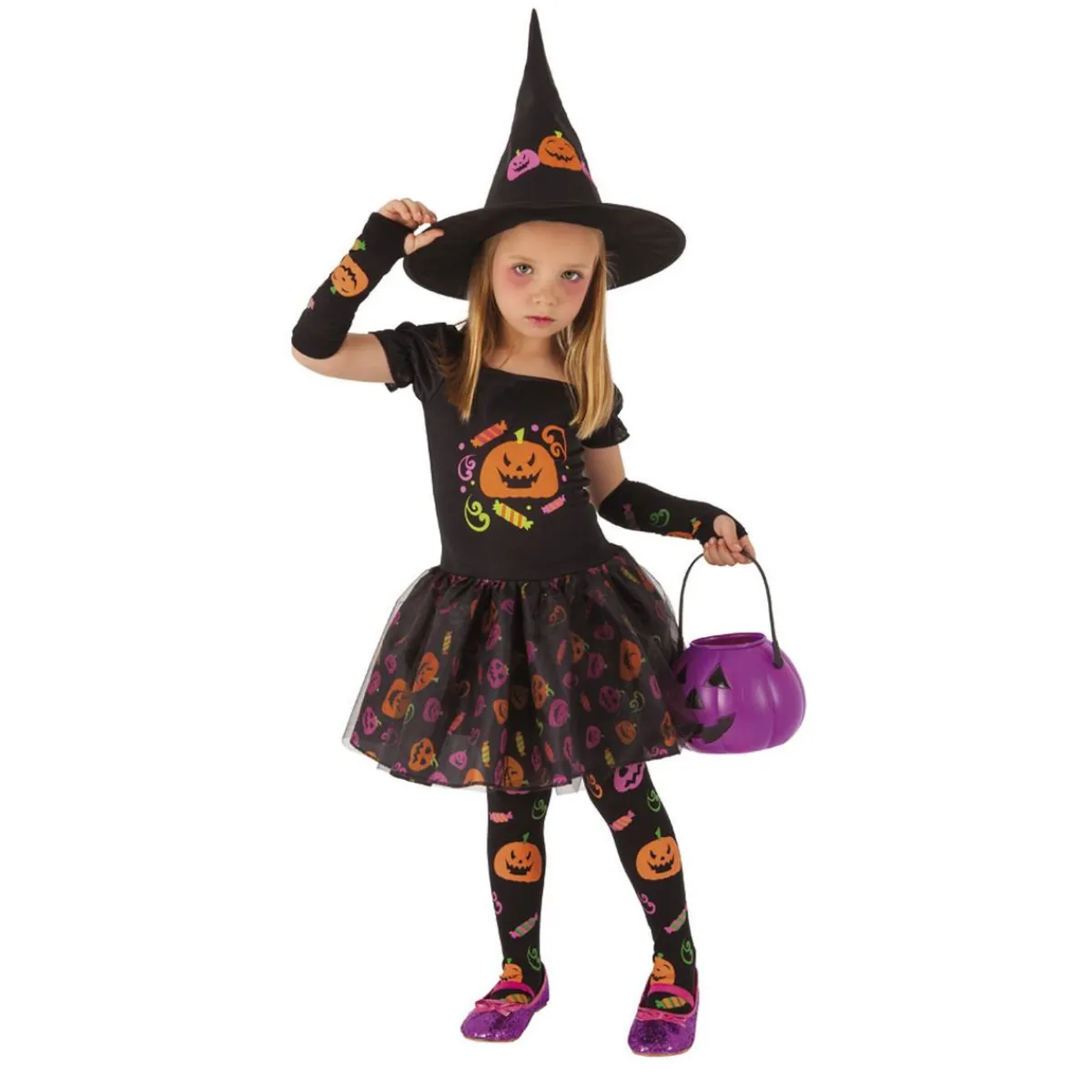 RUBIE'S Disfraces|Halloween*Disfraz Infantil - Bruja Candy 1-2 años