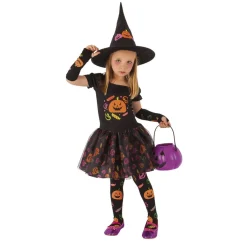 RUBIE'S Disfraces|Halloween*Disfraz Infantil - Bruja Candy 3-4 años