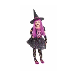 RUBIE'S Disfraces|Halloween*Disfraz infantil - Bruja moonlight rosa 8-10 años