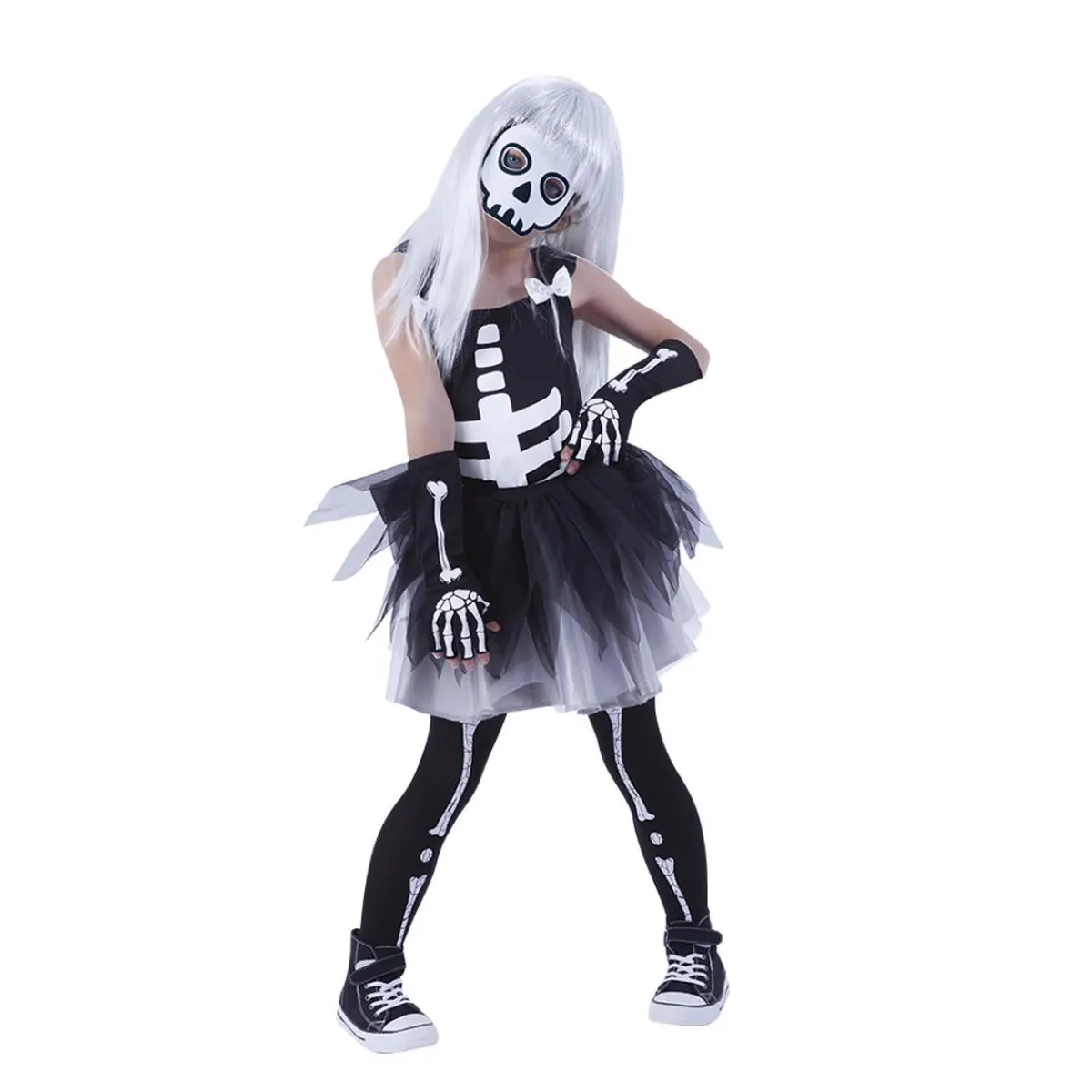 RUBIE'S Disfraces|Halloween*Disfraz Infantil - Esquelita Tutuween 5-7 años