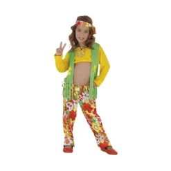 RUBIE'S Disfraces|Halloween*Disfraz Infantil - Hippie Niña 3-4 años