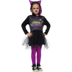RUBIE'S Disfraces|Halloween*Disfraz infantil - Linda gatita "Truco o Trato" talla S