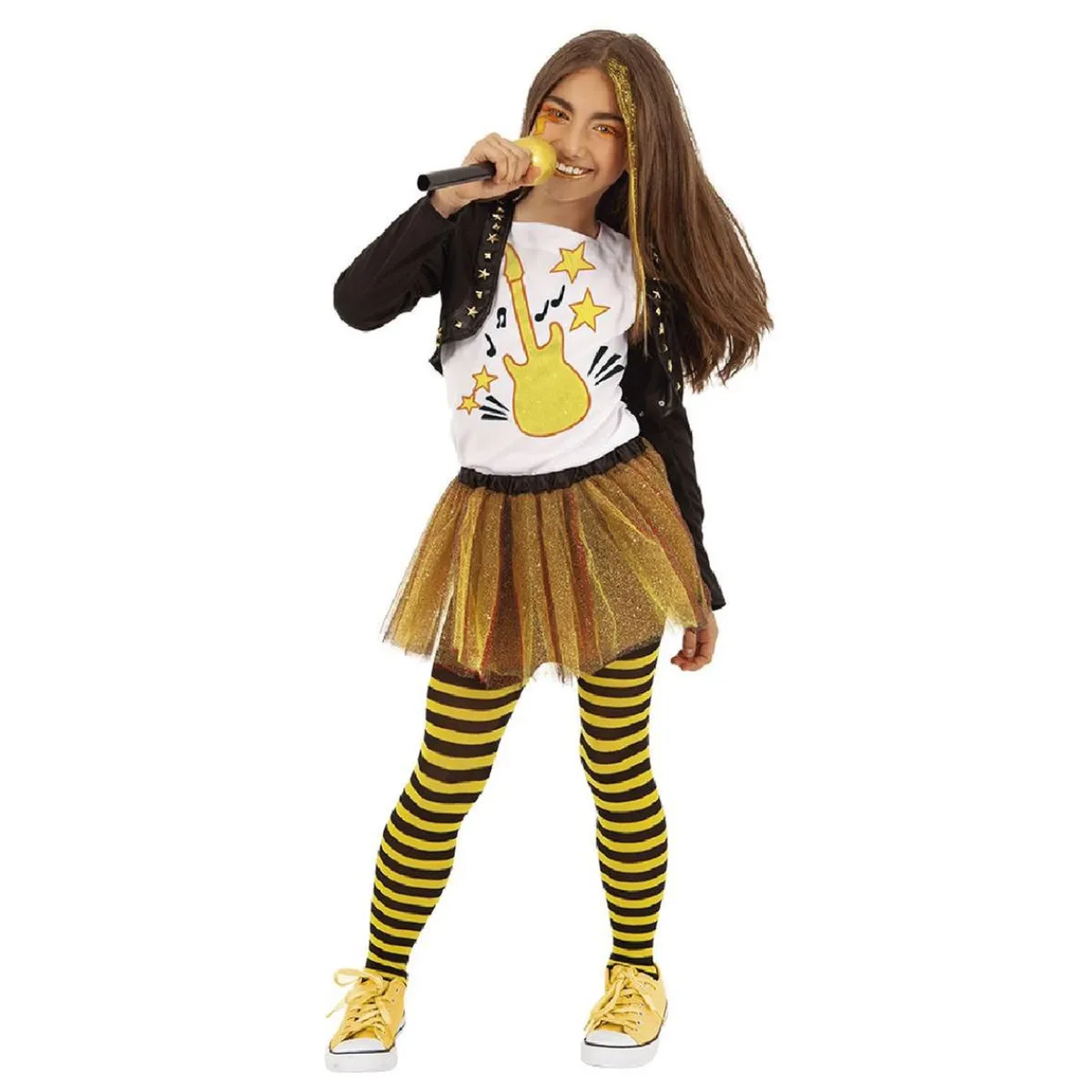 RUBIE'S Disfraces|Halloween*Disfraz infantil - Roxy pop girl band 5-6 años