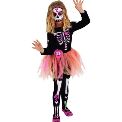 RUBIE'S Disfraces|Halloween*Disfraz Infantil - Sweet Skelita 3-4 años