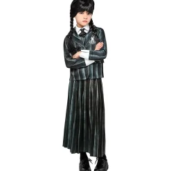 RUBIE'S Disfraces|Halloween*Disfraz infantil - Uniforme Miércoles Addams talla S