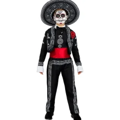 Funidelia Disfraces|Halloween*Disfraz infantil Día de los Muertos (5-6 años)