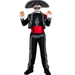 Funidelia Disfraces|Halloween*Disfraz infantil Día de los Muertos (5-6 años)