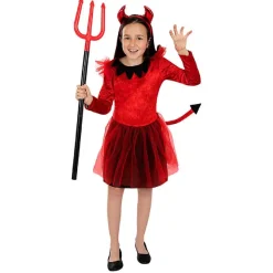 Funidelia Disfraces|Halloween*Disfraz infantil de Diablesa (7-9 años)