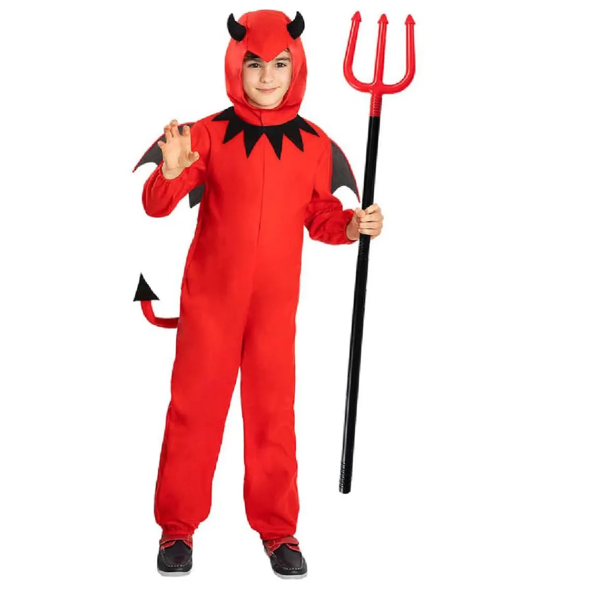 Funidelia Halloween|Disfraces*Disfraz infantil de Diablo (3-4 años)