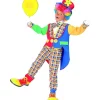TOYS "R" US Disfraces|Halloween*Disfraz infantil de payaso multicolor 6-8 años (111 cm)ㅤ