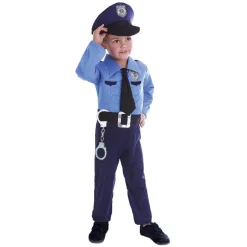 TOYS "R" US Disfraces|Halloween*Disfraz infantil de Policía con músculos 3-4 años