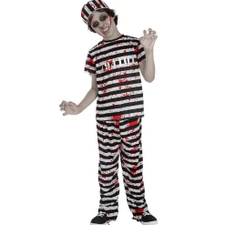 Funidelia Disfraces|Halloween*Disfraz infantil de Prisionero Zombie (10-12 años)