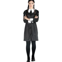 HASBRO GAMING Disfraces|Halloween*Disfraz Miércoles Addams talla M ㅤ