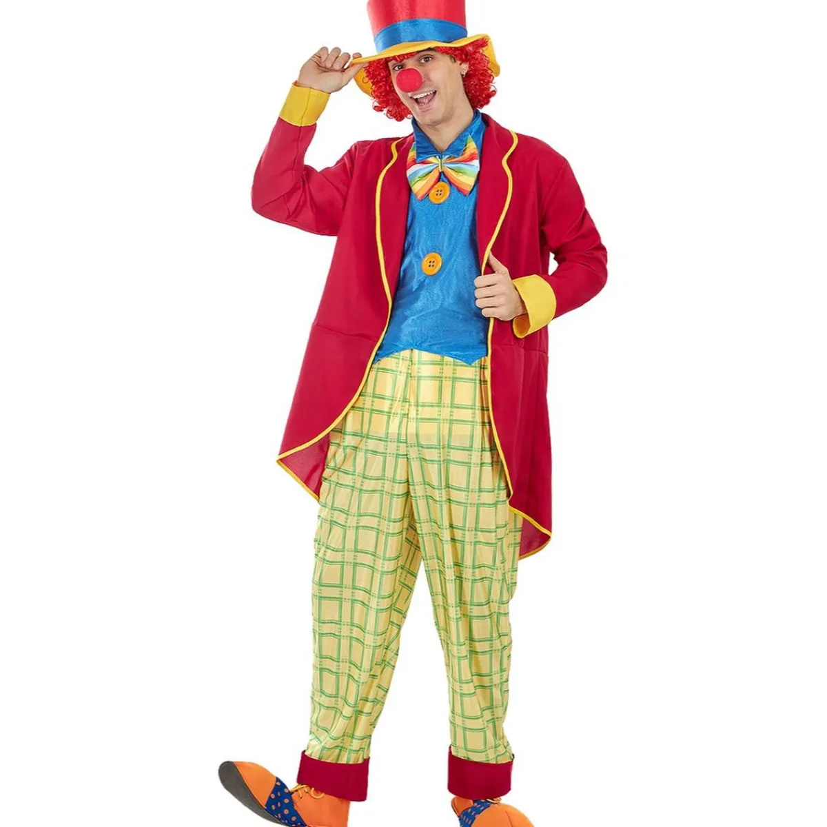 Funidelia Halloween|Disfraces*Disfraz payaso para hombre M-L