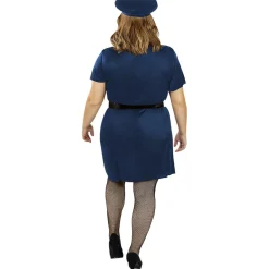 Funidelia Disfraces|Halloween*Disfraz policía para mujer XXL