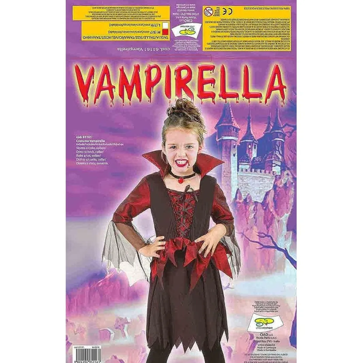 RAVENSBURGER IBÉRICA Disfraces|Halloween*Disfraz tipo vampiro para niña