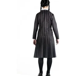 RAVENSBURGER IBÉRICA Disfraces|Halloween*Disfraz uniforme Miércoles con peluca talla M ㅤ