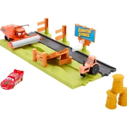 MATTEL Vehículos Y Circuitos*Disney - Cars - Pista de Cars Fuga Trepidante con Accesorios ㅤ