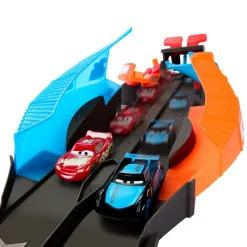 MATTEL Vehículos Y Circuitos*Disney - Cars - Pista de coches de juguete que brilla en la oscuridad, incluye 2 vehículos ㅤ