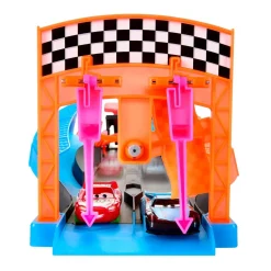 MATTEL Vehículos Y Circuitos*Disney - Cars - Pista de coches de juguete que brilla en la oscuridad, incluye 2 vehículos ㅤ