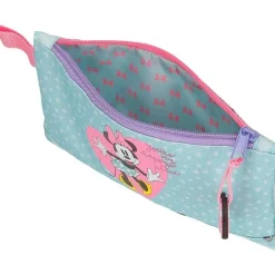 JOUMMA BAGS,S.L Material Escolar*Disney - Estuche azul Disney Minnie My happy place con asa 22x12 cms Poliéster